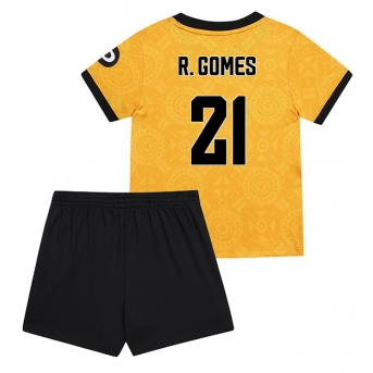 Billige Fotballdrakt Wolves Rodrigo Gomes #21 Replika Hjemmedraktsett Barn 2025-26 Kortermet (med bukser)